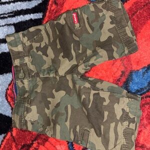 Levi's Kids Camo Shorts - Green and Brown